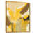 Toile avec cadre flottant or