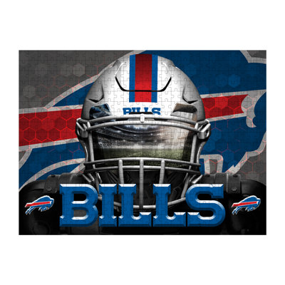 Casse-tête 3D de 500 pièces représentant le masque des Bills de Buffalo de la NFL