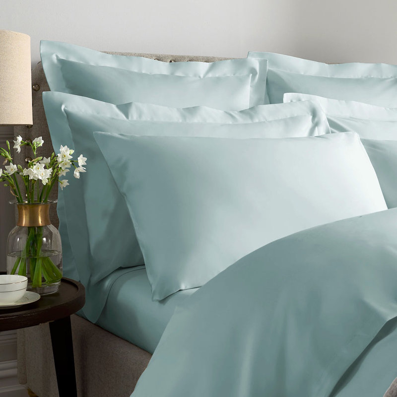 Luxury 1000 Thread Count Sateen Pillowcases, Duck Egg
