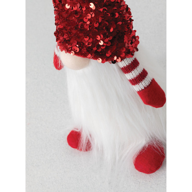 Figurine gnome à paillettes