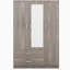 Armoire à miroir 3 portes avec tablettes-2042875199