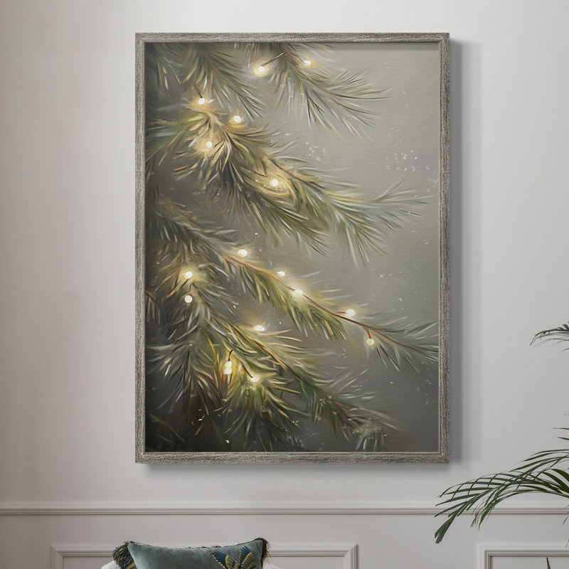 Art de Noël, série 2, impression encadrée XLI - bois massif XMAI81819, H 11 po x l 9 po