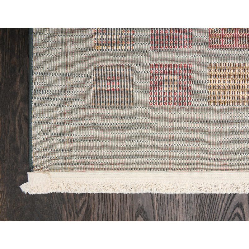 Abrigail Geometric Indoor Rug, Runner 2'7" x 10'