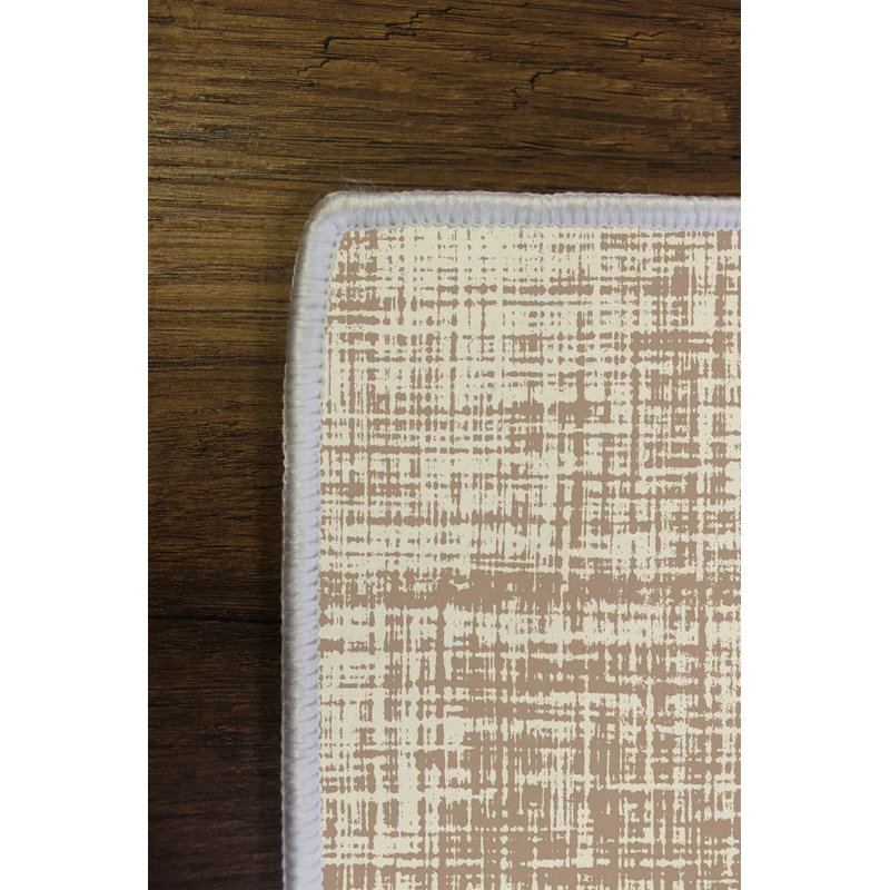 Antibacterial Hall Carpet, Latte Color, 39.4 x 78.7 inches | 100% Polyester, 650 g/m² | Eco-Friendly, Non-Slip PVC Dot Underside, Machine Washable | Perfect for Entryways & Living Rooms, Durable & Stylish Design
