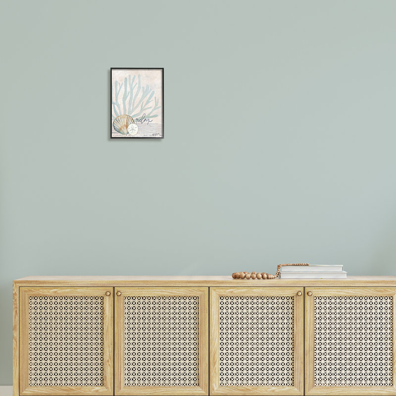 «Sea Life», art mural texturé et giclée rayée par Katie Doucette_aq-620, H 14 po x l 11 po x P 1,5 po