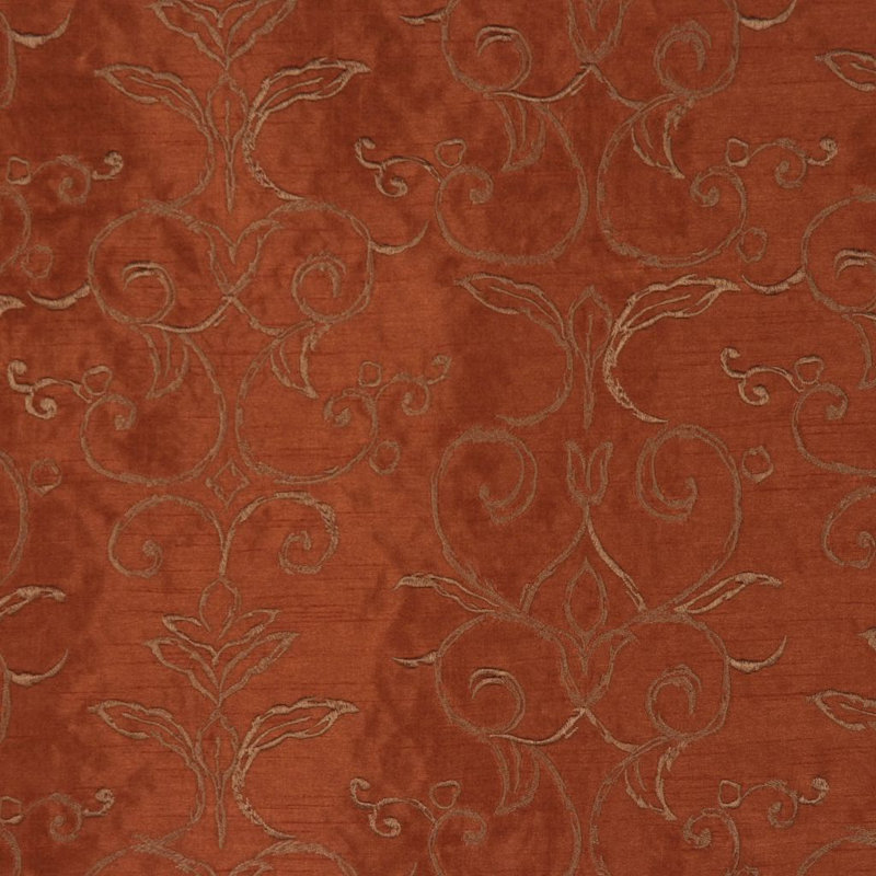 Grimm Rust Embroid Fabric