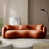Orange Teddy Boucle Fabric