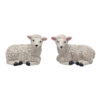 Brambly Cottage Marshalltown Ceramic Electric Salt and Pepper Shaker Set