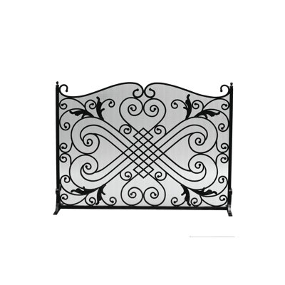 Siegle 1 Panel Steel Fireplace Screen