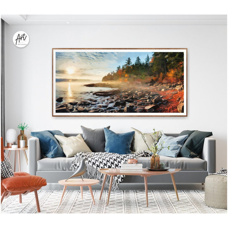Reproduction du parc national de l'Acadie, Affiche non encadrée, H 28 po x l 56 po