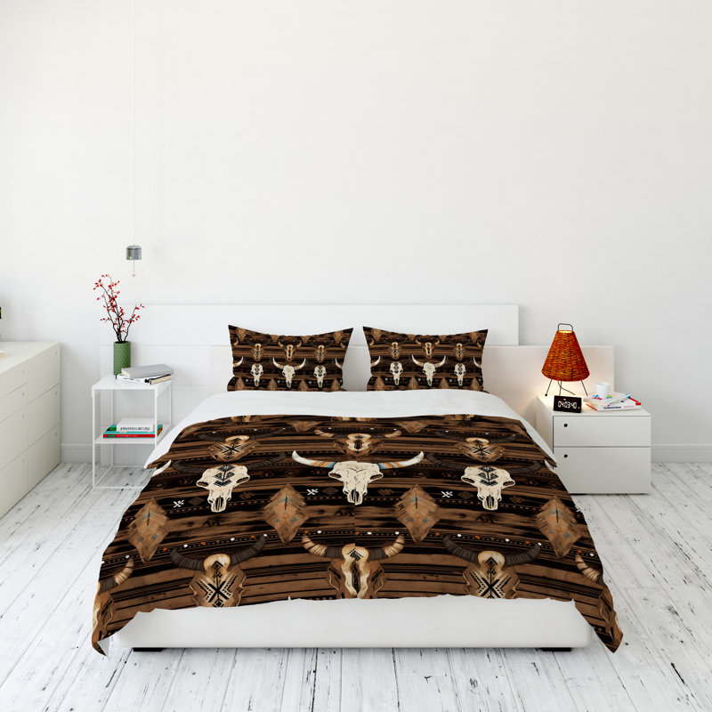 Modern & Contemporary Polyester Duvet Cover, Queen Duvet Cover + 2 Queen Shams