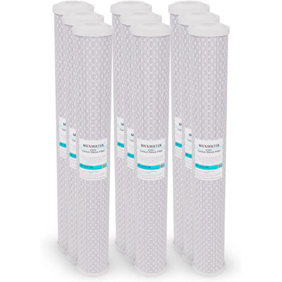 Max Water 20 inch x 2.5 inch, CTO Carbon Reverse Osmosis Replacement Filter Cartridge
