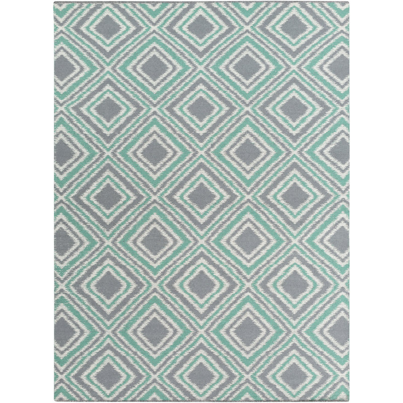 Halycon Wool Geometric Indoor Rug, Rectangle 8' x 11'