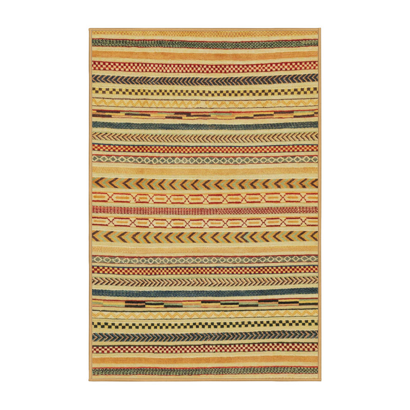 Abstract Indoor Rug, Rectangle 2' x 4'