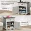 Table de chevet avec station de charge-708620586