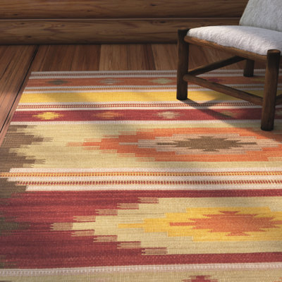 Bennett Hand Woven Wool Southwestern Rug