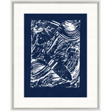 Indigo Template Coastal Motif 7 Print