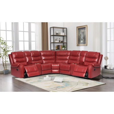 Canapé modulaire en cuir Kobee