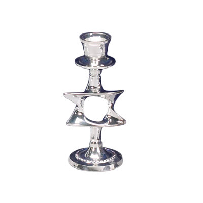 Chandelles plaqué argenté