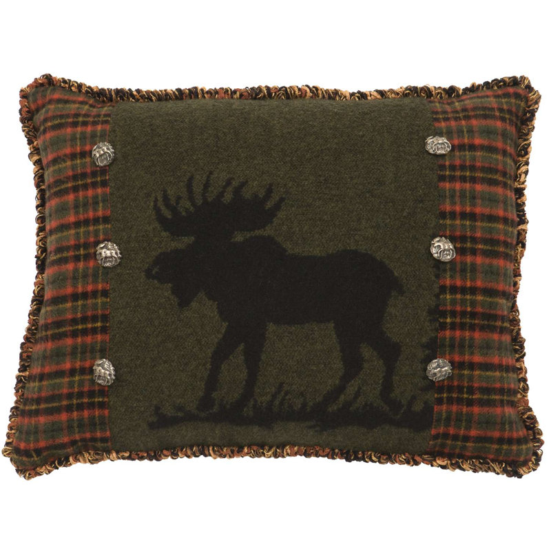 Wooded River Moose I - Decor Pillow - 16x20