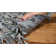 Arik Handwoven Leather/Cotton Solid Color Rug in Beige/Gray