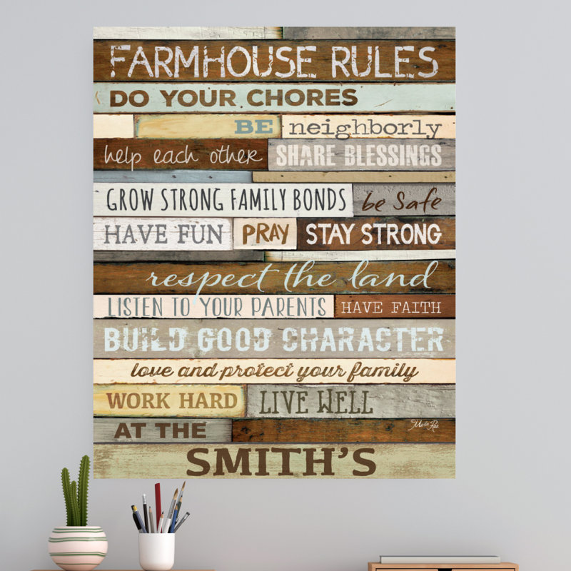 Text & Numbers Wall Decal, Yes