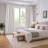 Karlita White Faux Silk Single 50x95" Blackout Window Curtain Panel-1279601411-1279601413