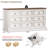 Farmhouse 9 Drawer Dresser Storage Organizer