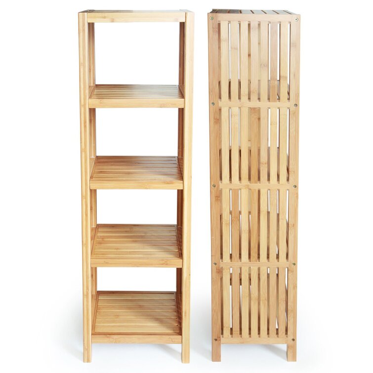 Jenelle Solid Wood Freestanding Bathroom Shelves