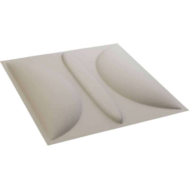 Panneau mural 3D décoratif Saturn EnduraWall, Blanc fleur satiné UltraCover