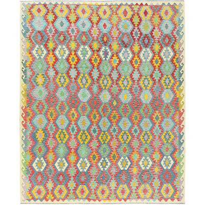 Tapis unique noué à la main nouvel âge 10 pi 1 po x 13 pi 1 po Valoria