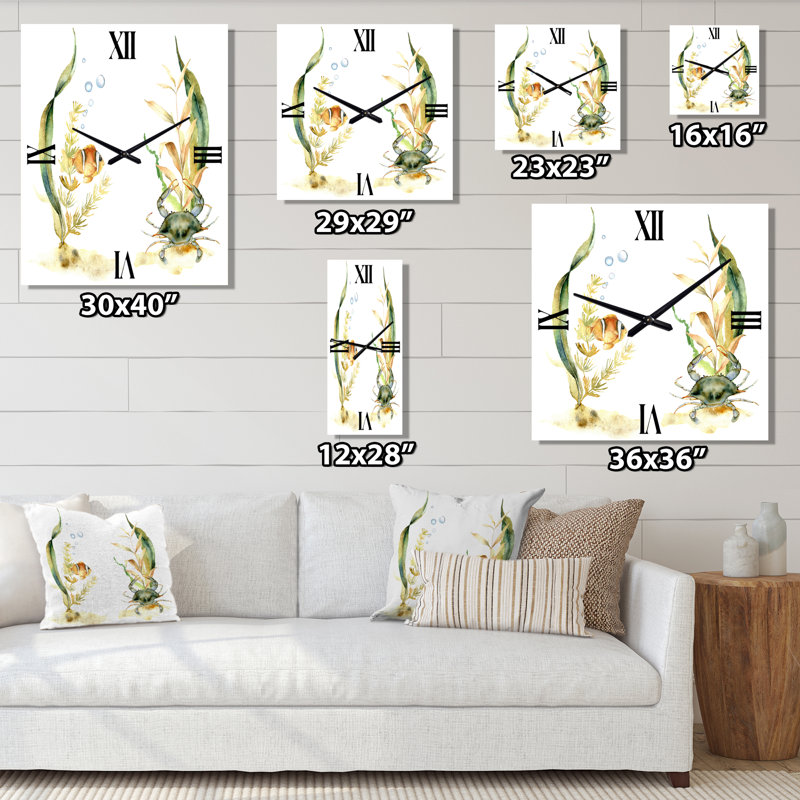 Metal Wall Clock, Medium