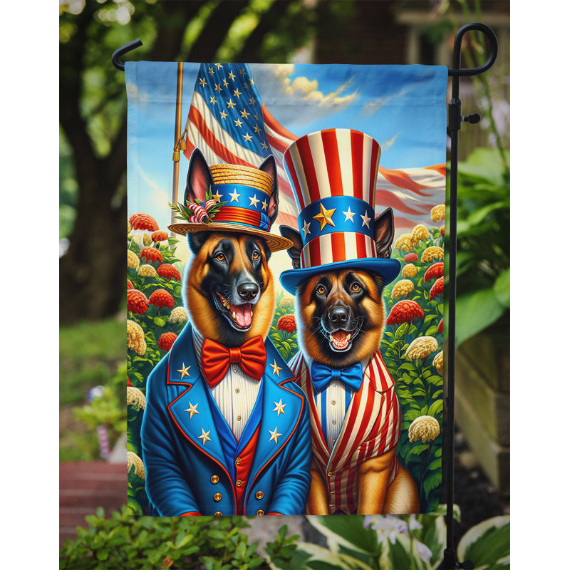 Drapeau All American Garden, Malinois belge