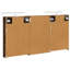 Mirrored Bathroom Cabinets with Mirror and 6-1915091577-1915091583