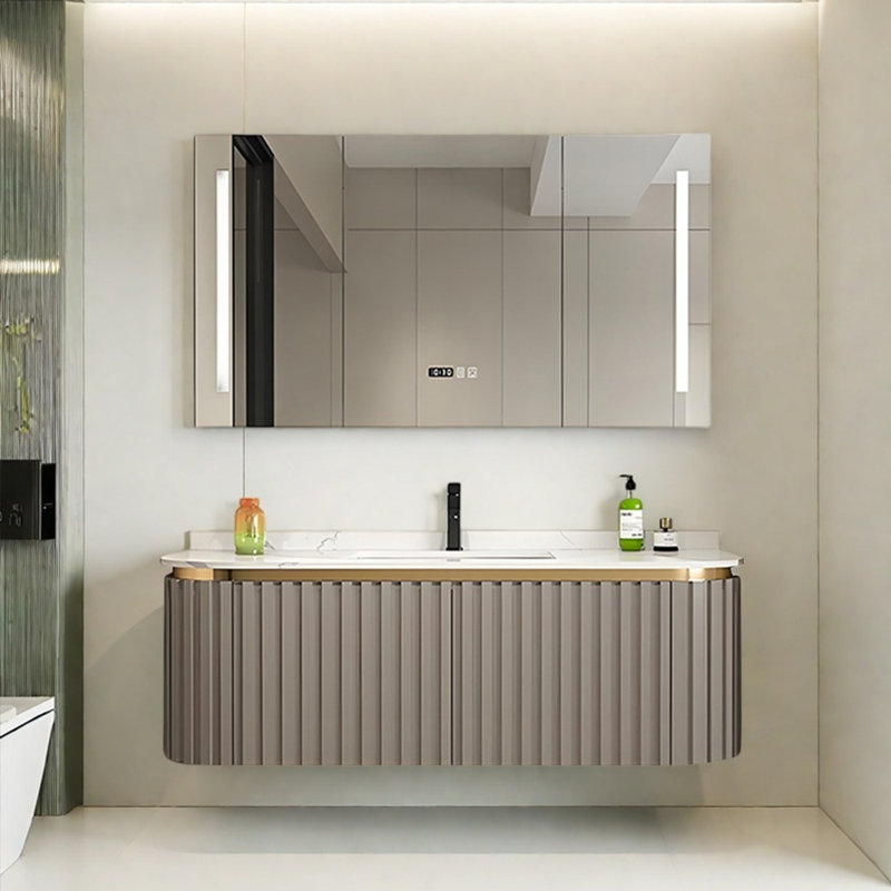 Armoire de salle de bain simple et moderne