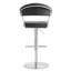 Upholstered Counter Stool with Metal Frame-1391162380