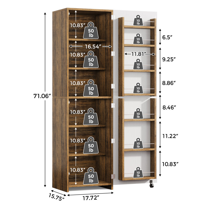 Grand garde-manger 71 po