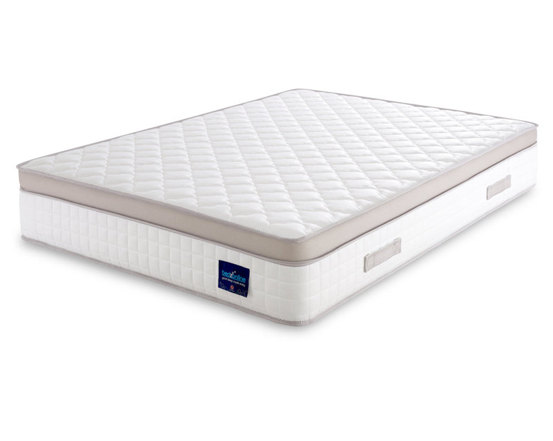 Winksleep Beige Hybrid Pocket Sprung Memory Foam Mattress – Medium-Firm, Breathable Euro Top, Small Double (4')