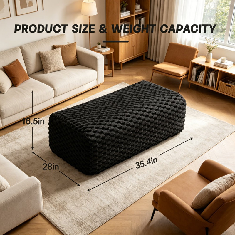 Repose-pieds, Black