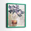 «Oxalis in Vase I», reproduction encadrée de qualité supérieure - prête à être accrochée - aucun clou requis - aucun clou requis-1503298097-1503298104
