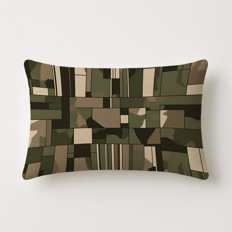 Sentry Path Indoor And Outdoor Pillow, Rectangle 20"H x 14"W