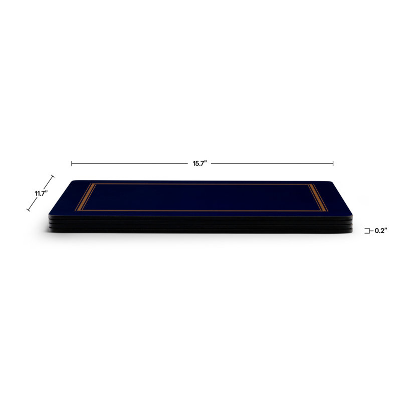 Pimpernel Classic Placemats 15.7 X 11.7", Midnight Blue