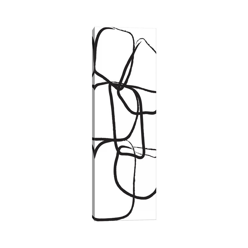 Abstract Iv by Honeymoon Hotel - Wrapped Canvas Panoramic Print, 30.48 cm H x 91.44 cm W x 1.91 cm D