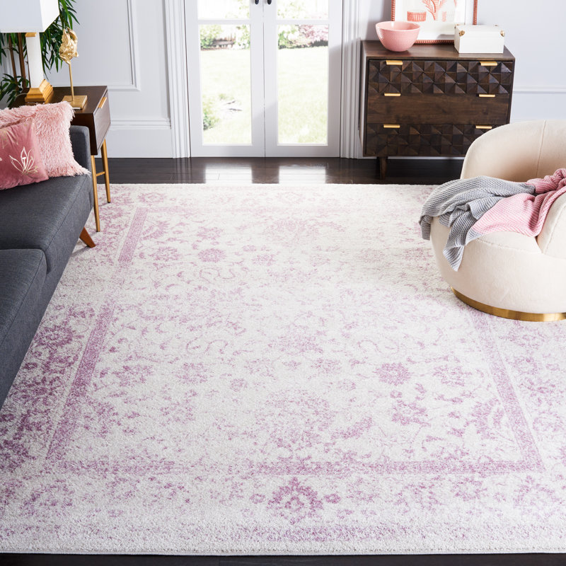 Stromsburg Area Rug, Ivory/Purple, Rectangle 235 x 305 cm