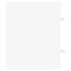 Hellena 410mm Single Bathroom Vanity with Drop In Chipboard Basin-979963700