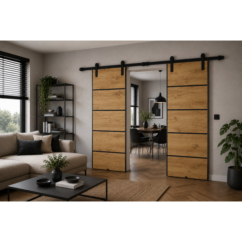 Door, 192cm x 205cm, Brown
