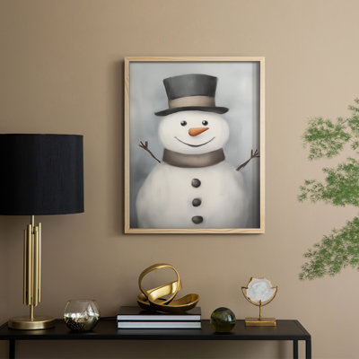 «Christmas Holiday Art», série 2-CD XXVII, reproduction encadrée - bois massif