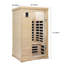 Two-Person Far-Infrared Hemlock Indoor Sauna Room