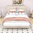 Queen Upholstered Platform Bed with Sensor Light and Floating Design-1511551189