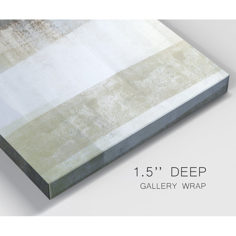 Highland Fog I - ensemble de 2 reproductions d'art sur toile tendue, H 24 po x l 48 po x P 1 po